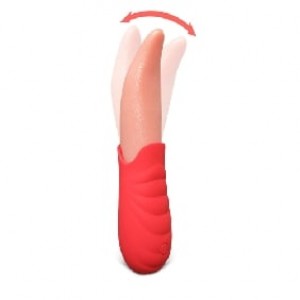 Vibrating Tongue, 10 Function, Silicone